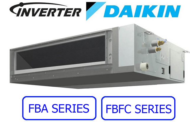 DÀN LẠNH GIẤU TRẦN NỐI ỐNG GIÓ ÁP SUẤT TĨNH TRUNG BÌNH SKY AIR - FBA, FBFC SERIES
